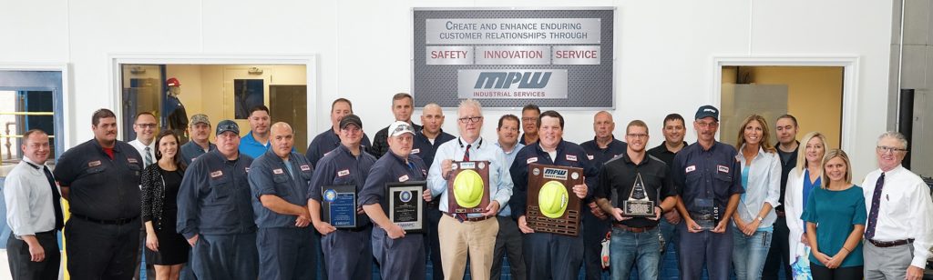 MPW's 2017 Green Hat for Safety winners, Steubenville (Ohio) Branch (Industrial Cleaning Group)